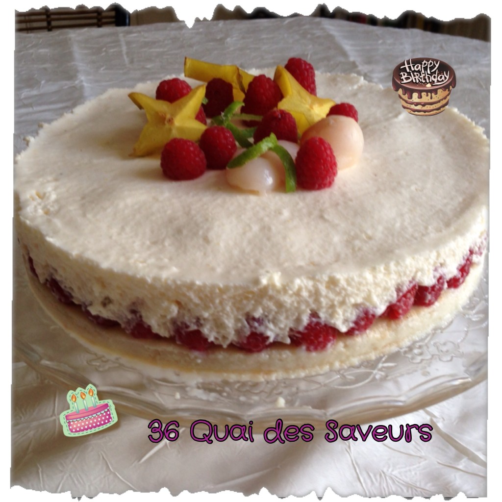 Bavarois-litchis-framboise-thermomix – 36 Quai Des Saveurs