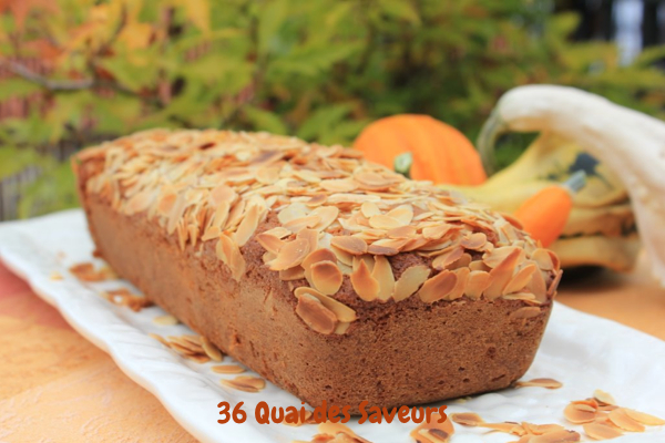 Cake Au Potiron Et Aux Amandes 36 Quai Des Saveurs