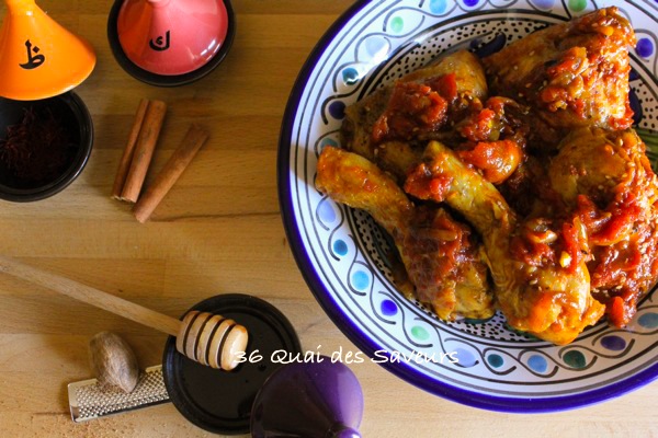 Tajine De Poulet Aux Tomates Et Au Miel - 36 Quai Des Saveurs